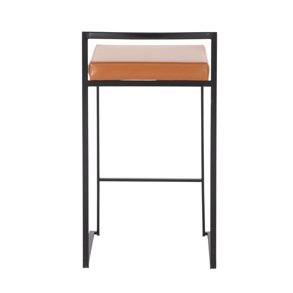 Fuji Stacker 26" Fixed-Height Counter Stool - Set of 2