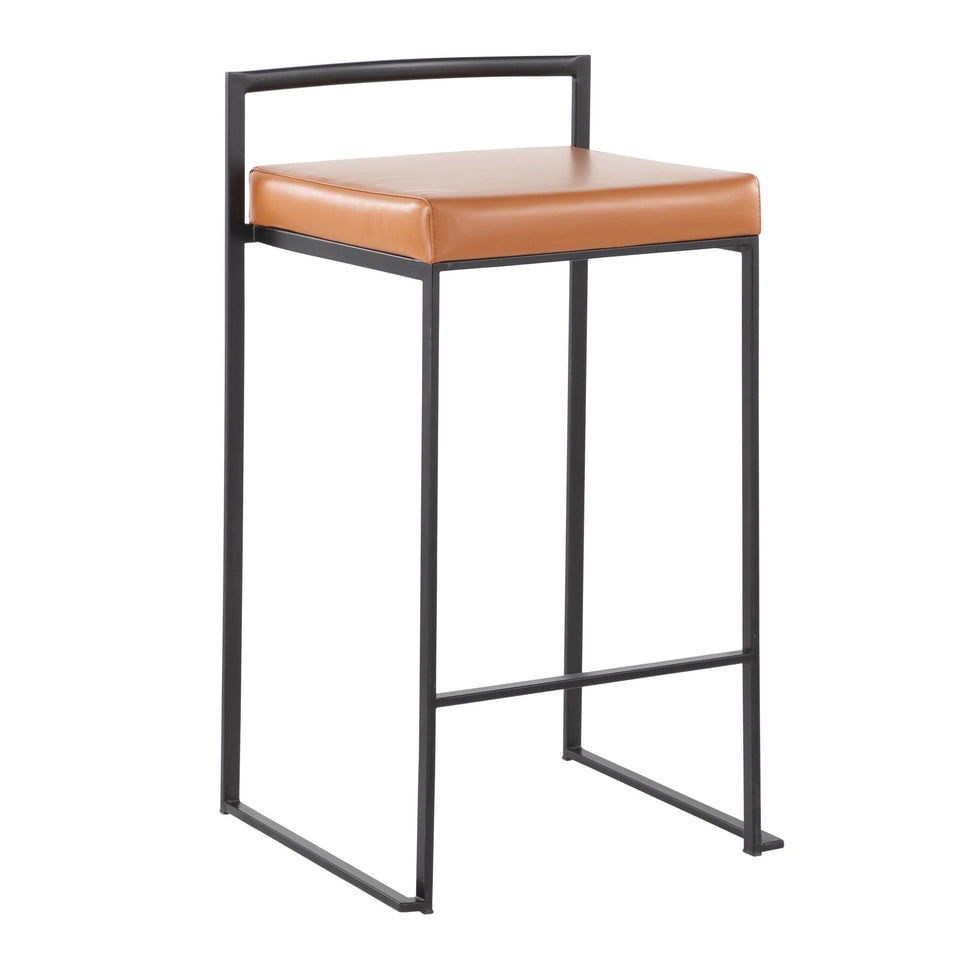 Fuji Stacker 26" Fixed-Height Counter Stool - Set of 2