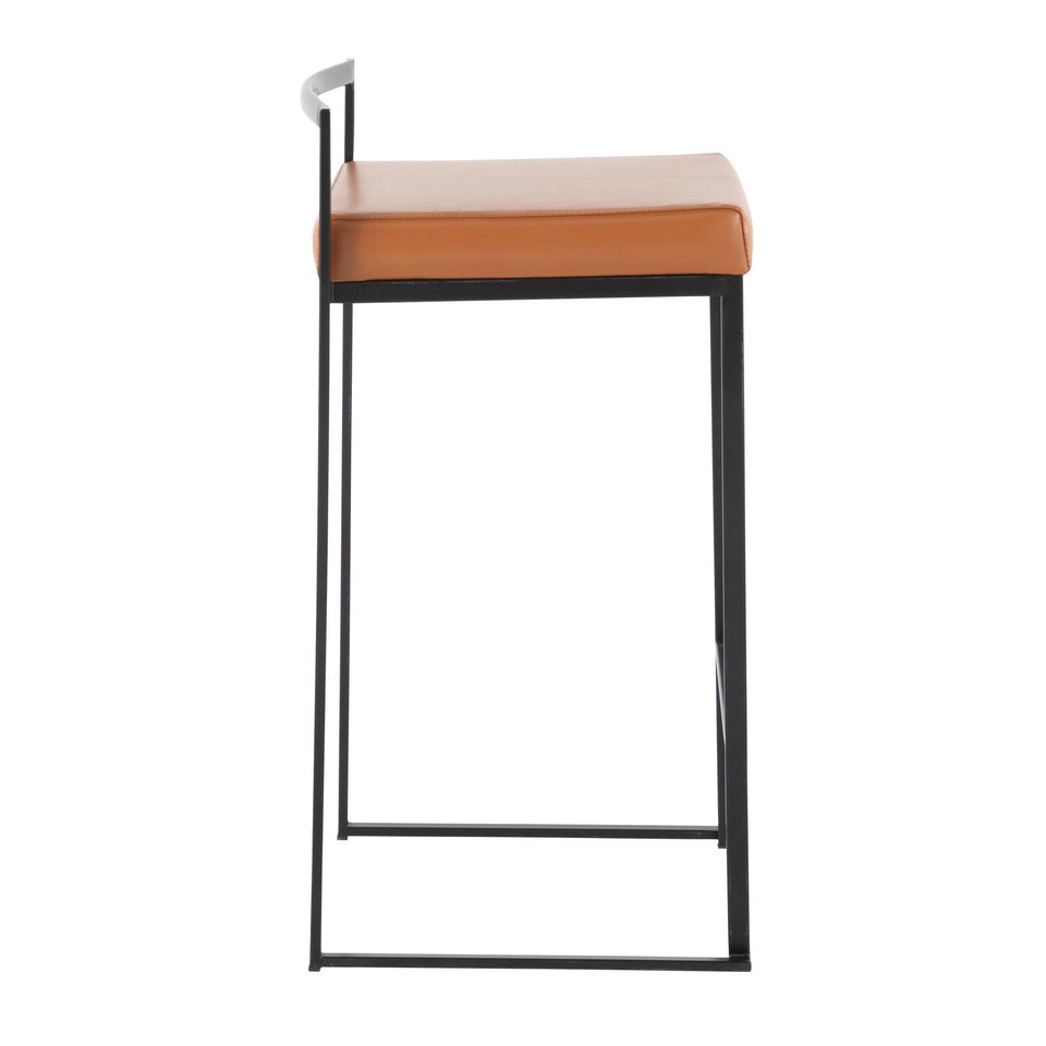 Fuji Stacker 26" Fixed-Height Counter Stool - Set of 2