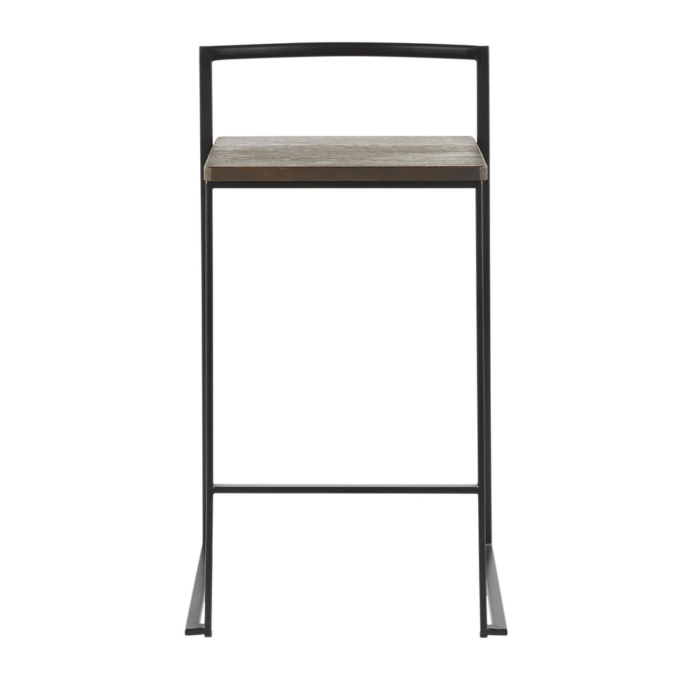 Fuji Stacker Counter Stool - Set of 2