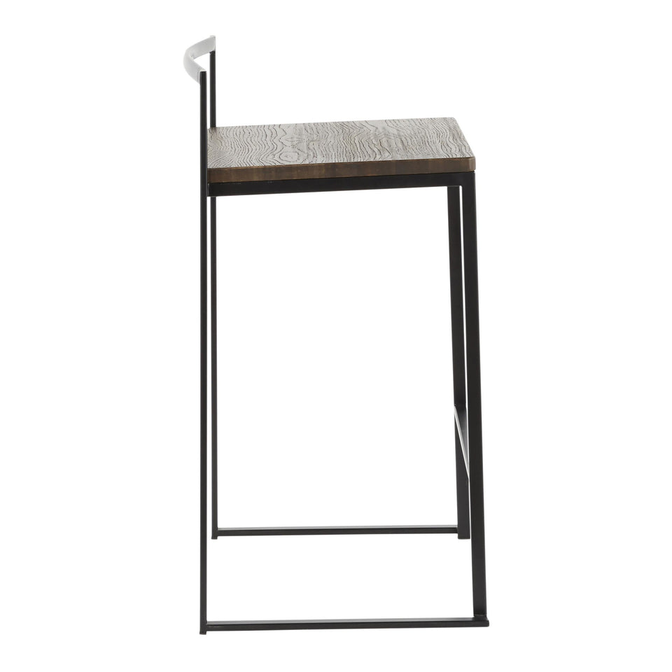 Fuji Stacker Counter Stool - Set of 2