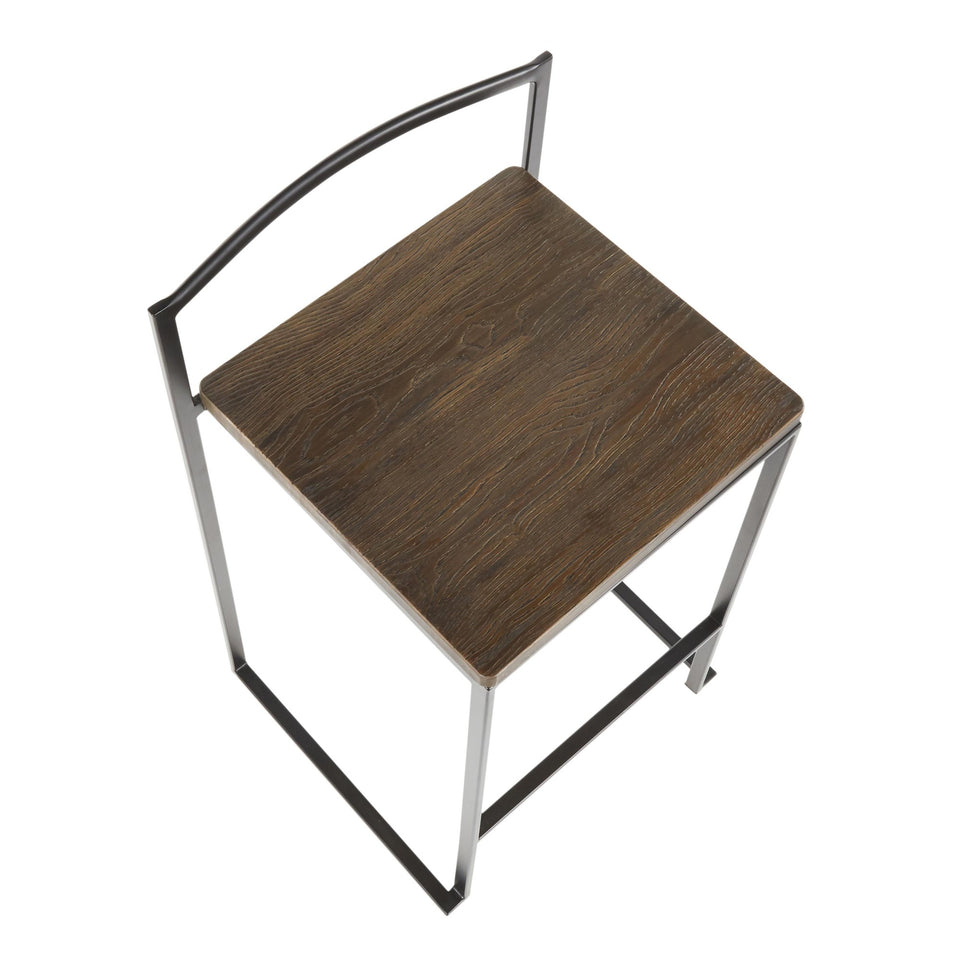 Fuji Stacker Counter Stool - Set of 2