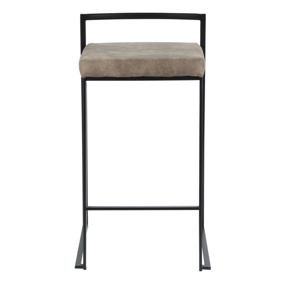 Fuji Stacker 26" Fixed-Height Counter Stool - Set of 2