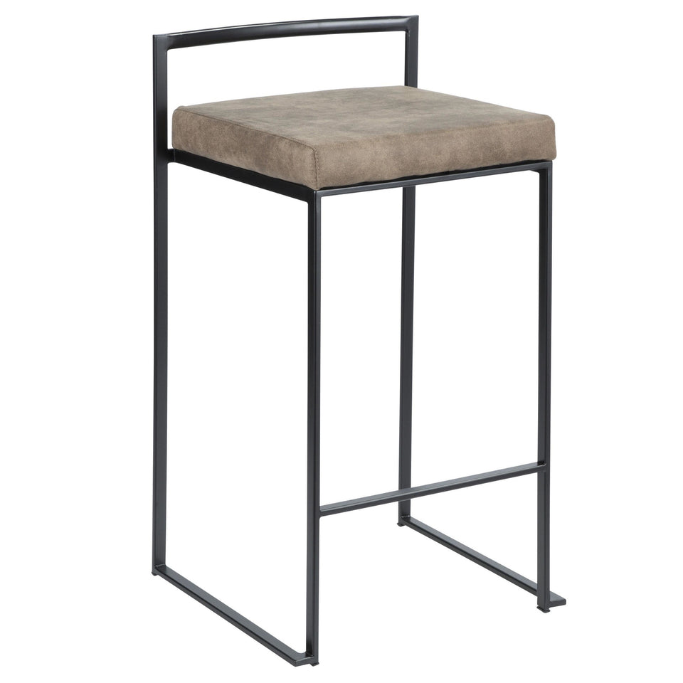 Fuji Stacker 26" Fixed-Height Counter Stool - Set of 2