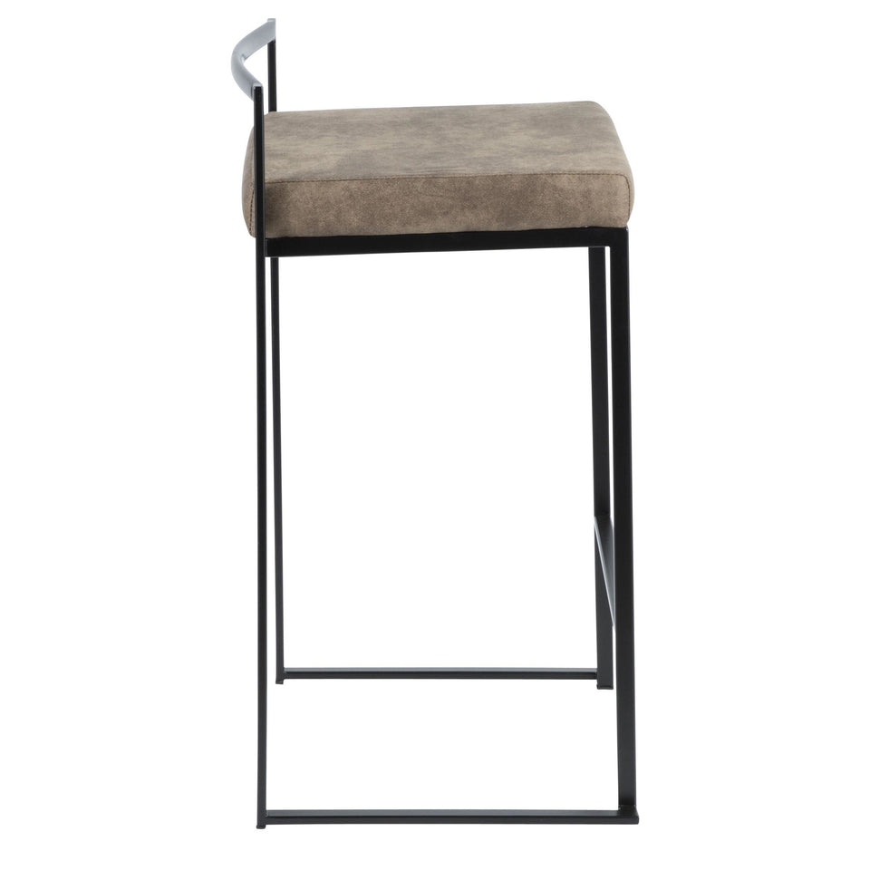 Fuji Stacker 26" Fixed-Height Counter Stool - Set of 2