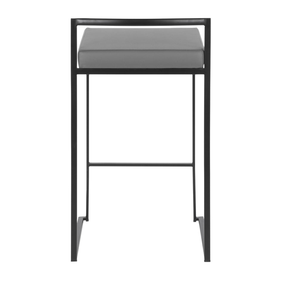 Fuji Stacker 26" Fixed-Height Counter Stool - Set of 2