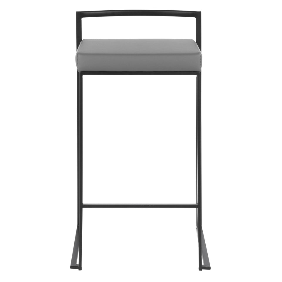 Fuji Stacker 26" Fixed-Height Counter Stool - Set of 2