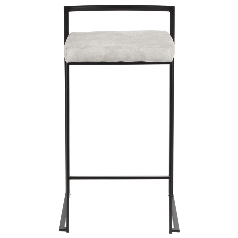 Fuji Stacker 26" Fixed-Height Counter Stool - Set of 2