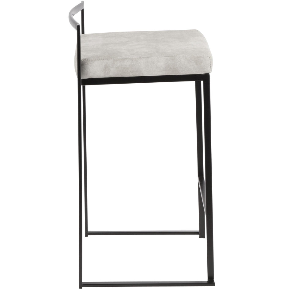 Fuji Stacker 26" Fixed-Height Counter Stool - Set of 2