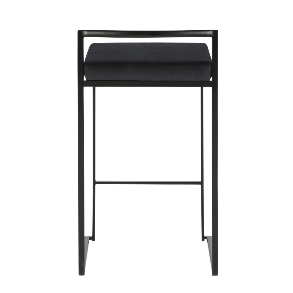 Fuji Stacker 26" Fixed-Height Counter Stool - Set of 2