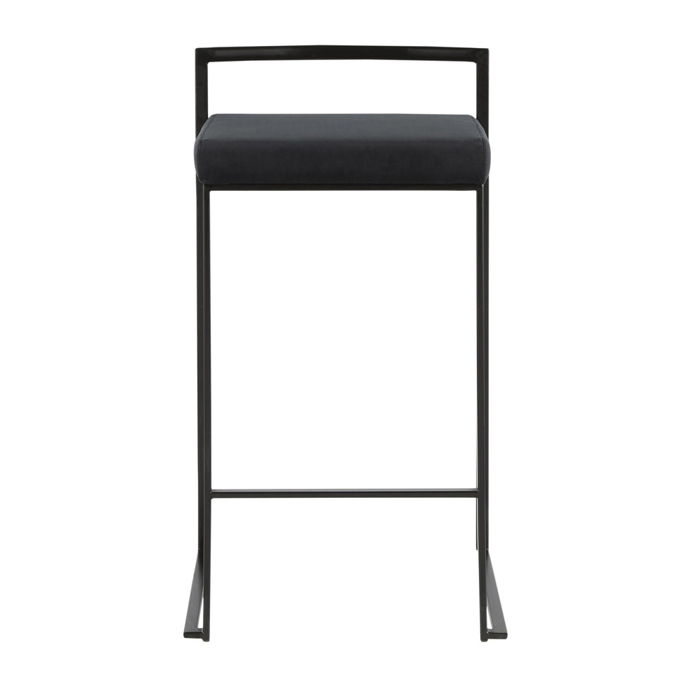 Fuji Stacker 26" Fixed-Height Counter Stool - Set of 2