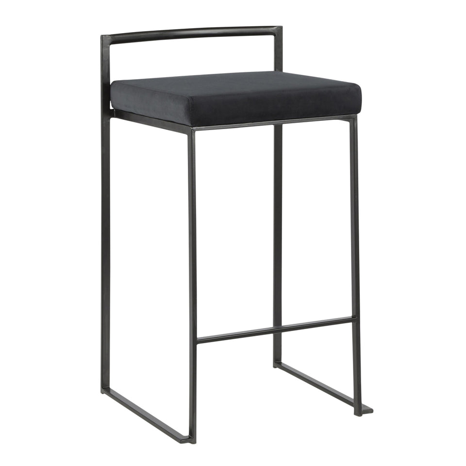 Fuji Stacker 26" Fixed-Height Counter Stool - Set of 2