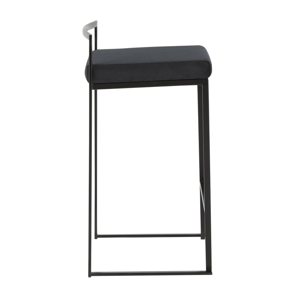Fuji Stacker 26" Fixed-Height Counter Stool - Set of 2