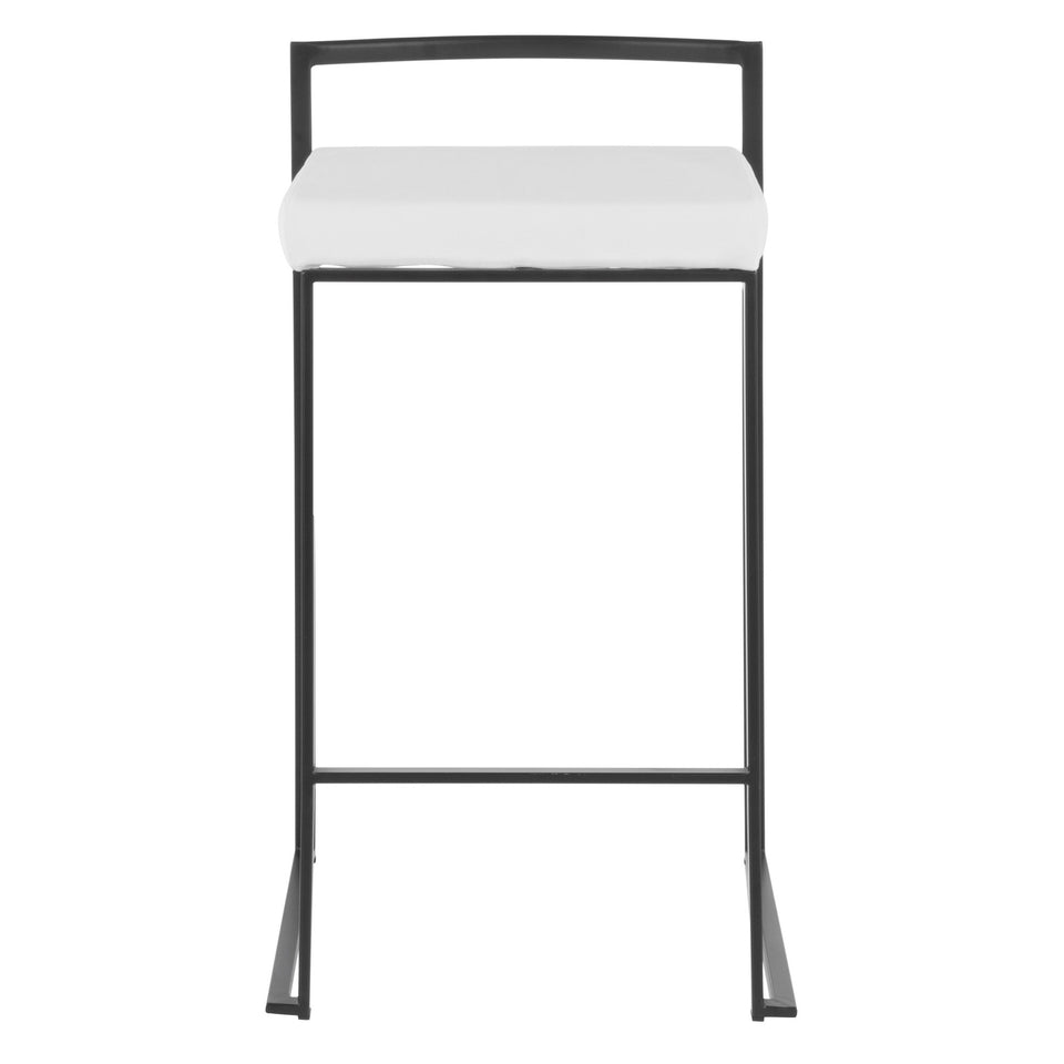 Fuji Stacker 26" Fixed-Height Counter Stool - Set of 2