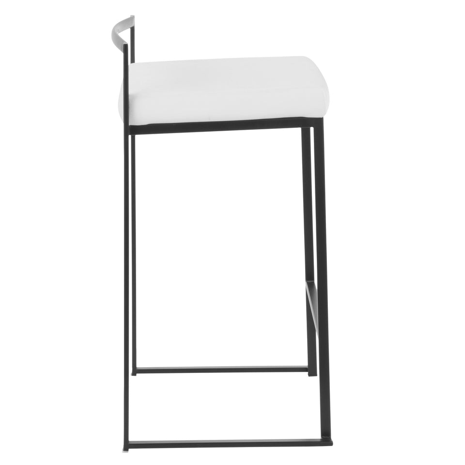 Fuji Stacker 26" Fixed-Height Counter Stool - Set of 2