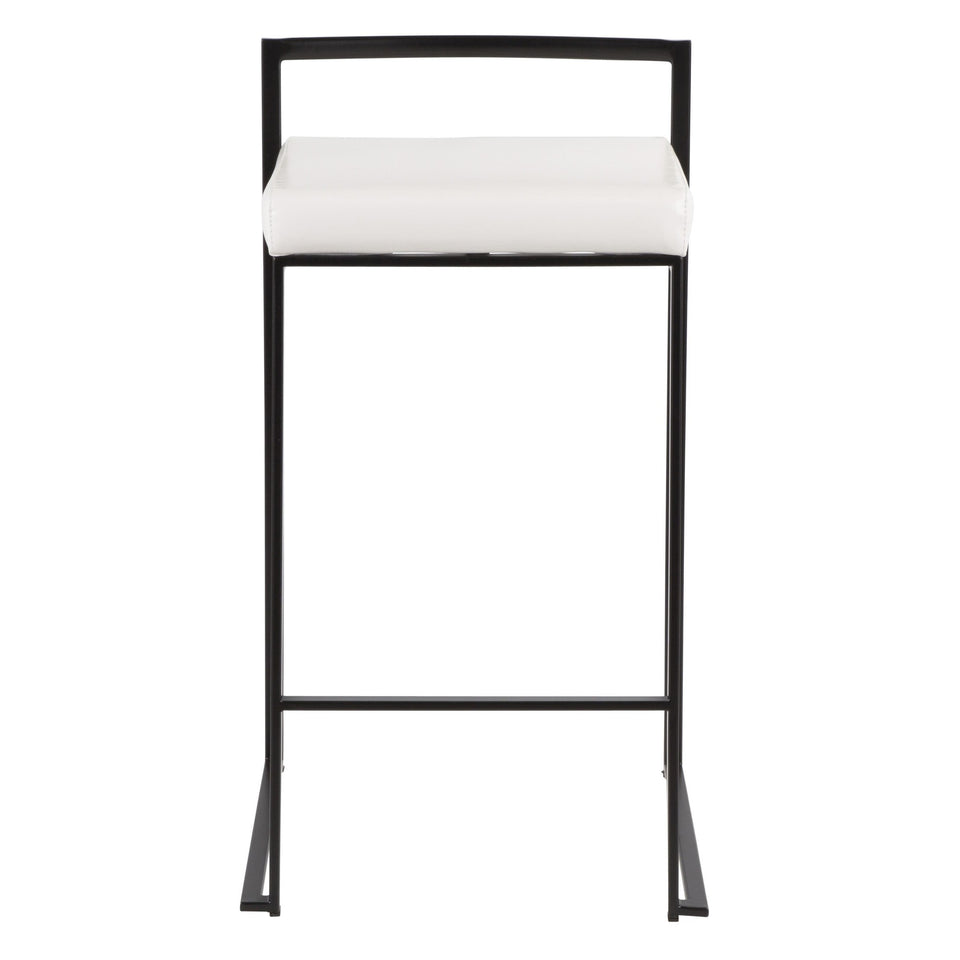 Fuji Stacker 26" Fixed-Height Counter Stool - Set of 2
