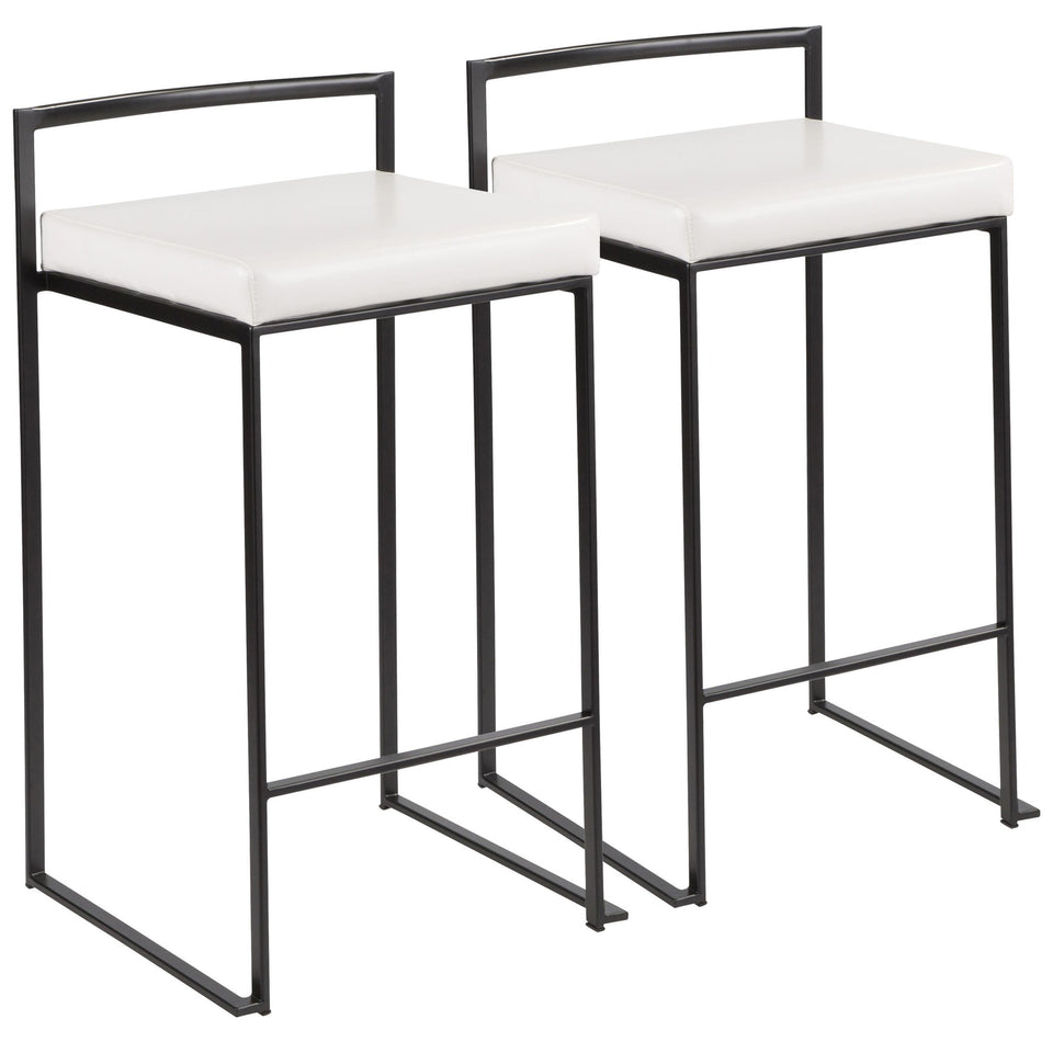 Fuji Stacker 26" Fixed-Height Counter Stool - Set of 2