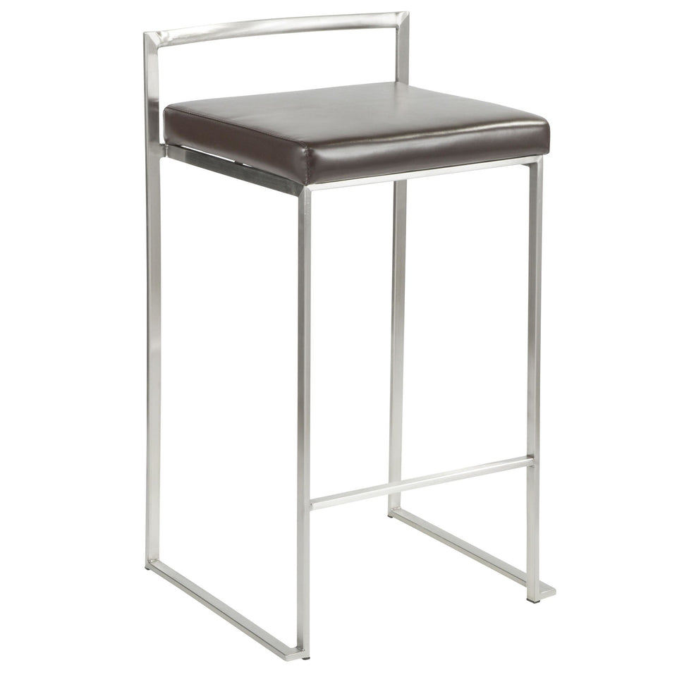 Fuji Stacker 26" Fixed-Height Counter Stool - Set of 2