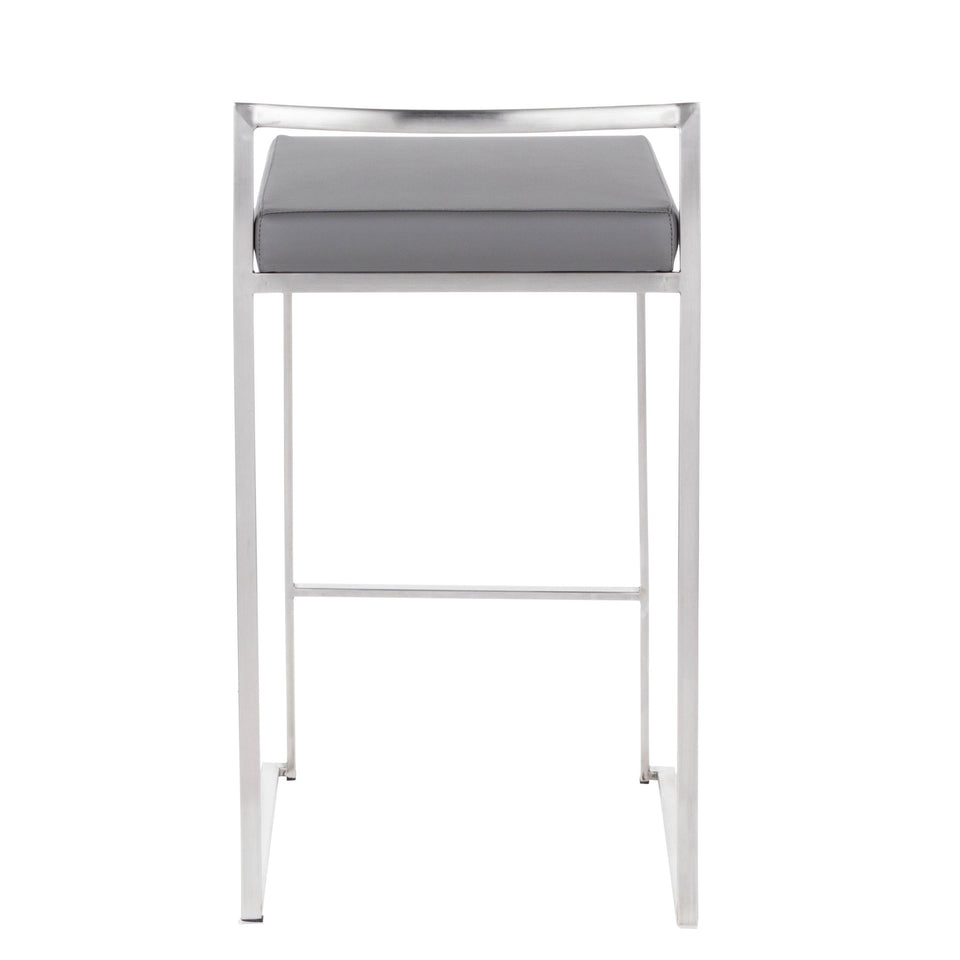 Fuji Stacker 26" Fixed-Height Counter Stool - Set of 2