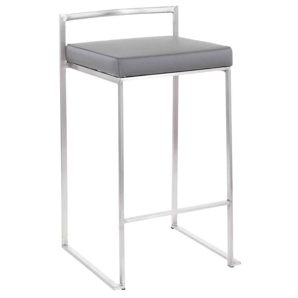 Fuji Stacker 26" Fixed-Height Counter Stool - Set of 2
