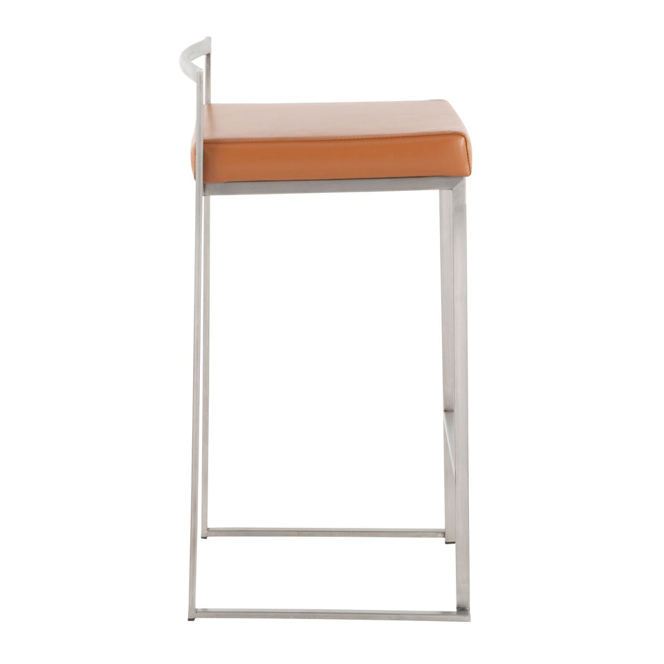Fuji Stacker 26" Fixed-Height Counter Stool - Set of 2