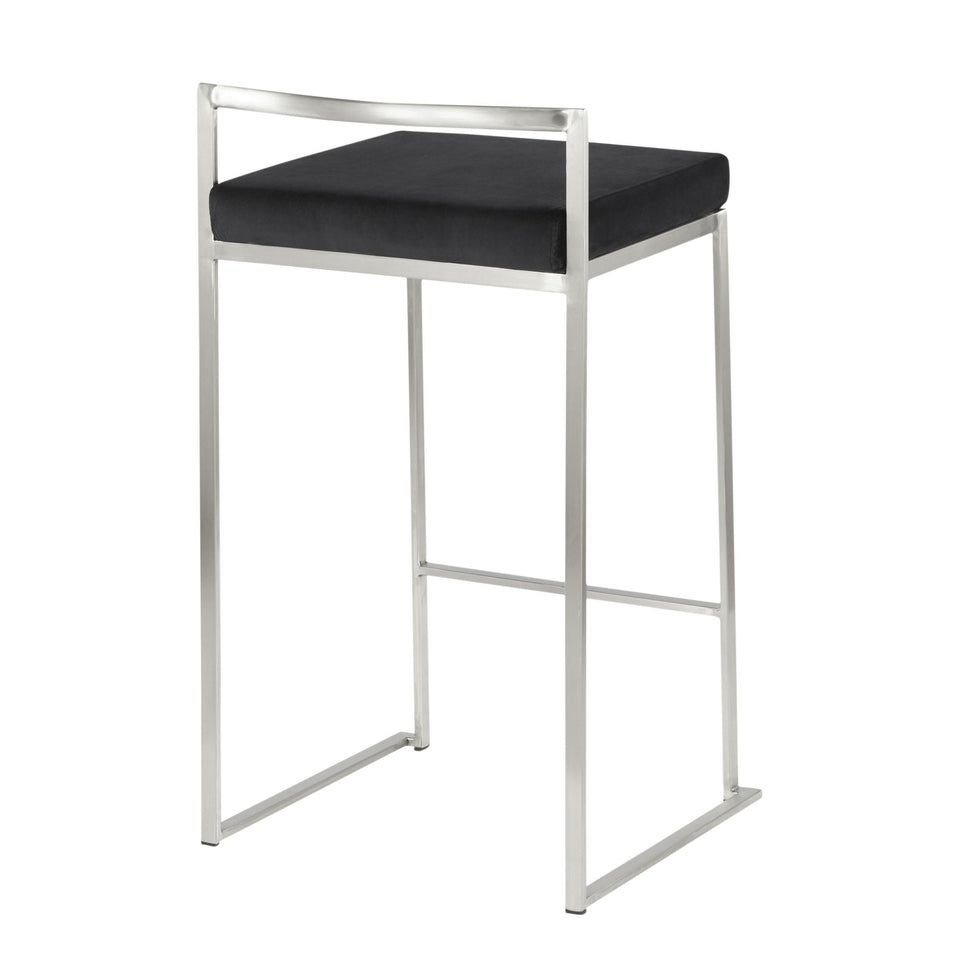 Fuji Stacker 26" Fixed-Height Counter Stool - Set of 2