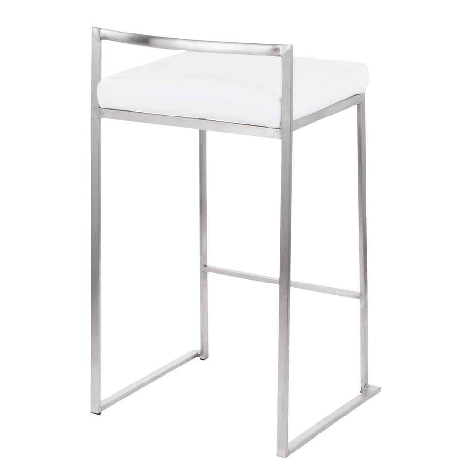 Fuji Stacker 26" Fixed-Height Counter Stool - Set of 2