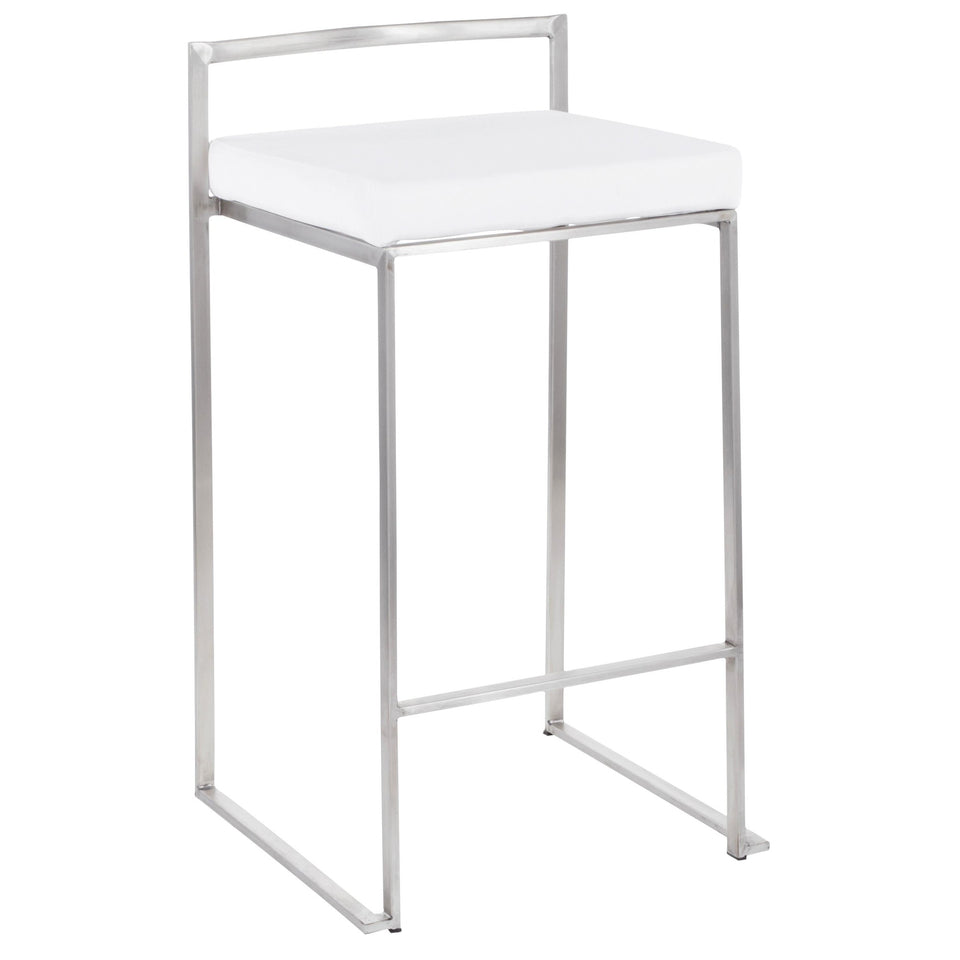 Fuji Stacker 26" Fixed-Height Counter Stool - Set of 2
