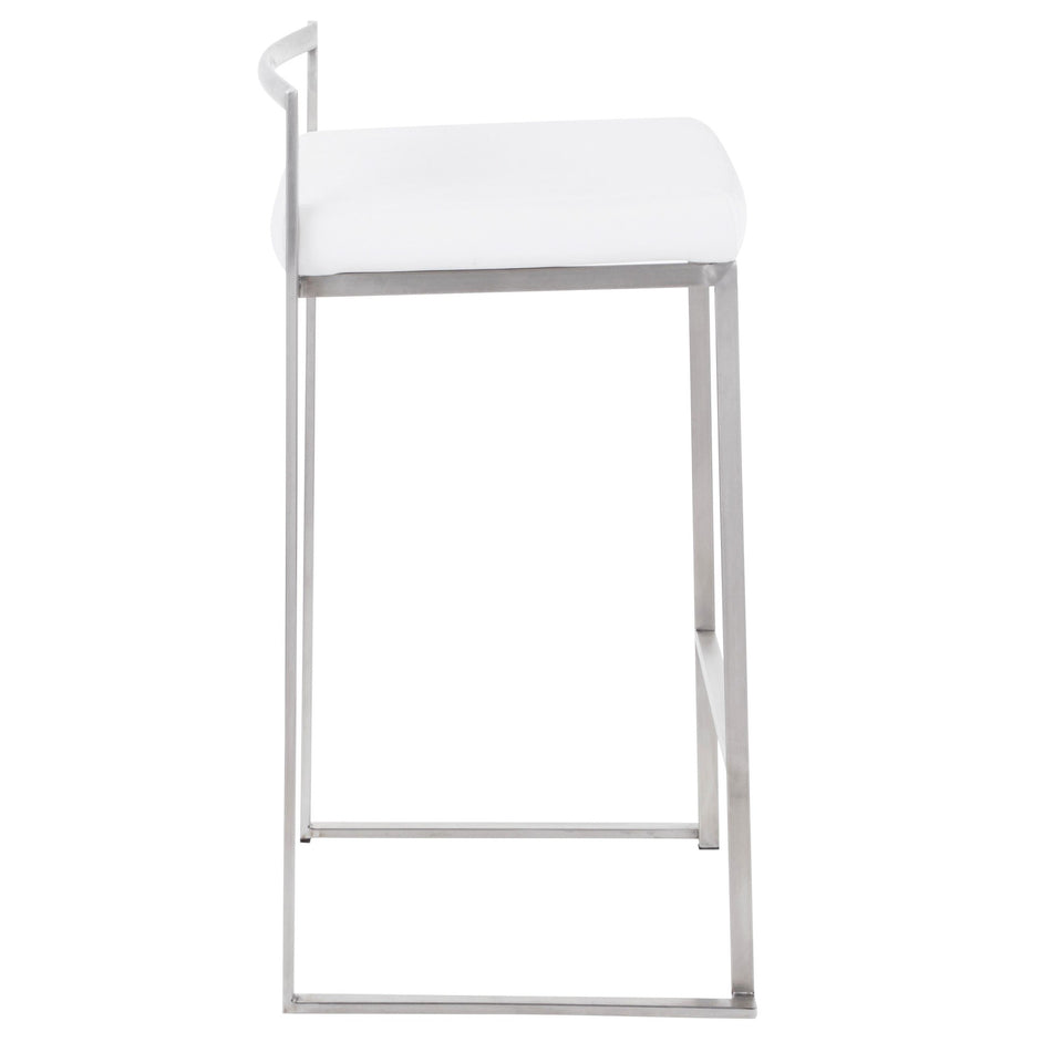 Fuji Stacker 26" Fixed-Height Counter Stool - Set of 2