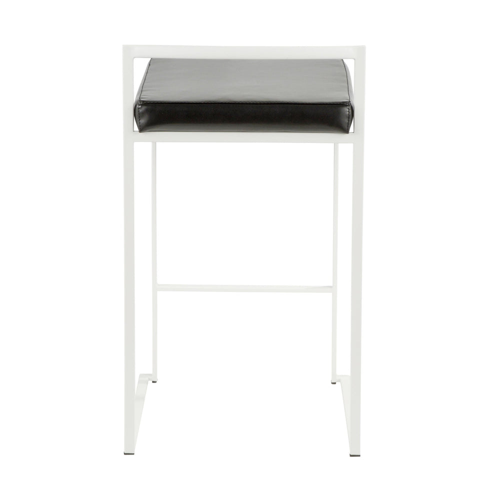 Fuji Stacker 26" Fixed-Height Counter Stool - Set of 2