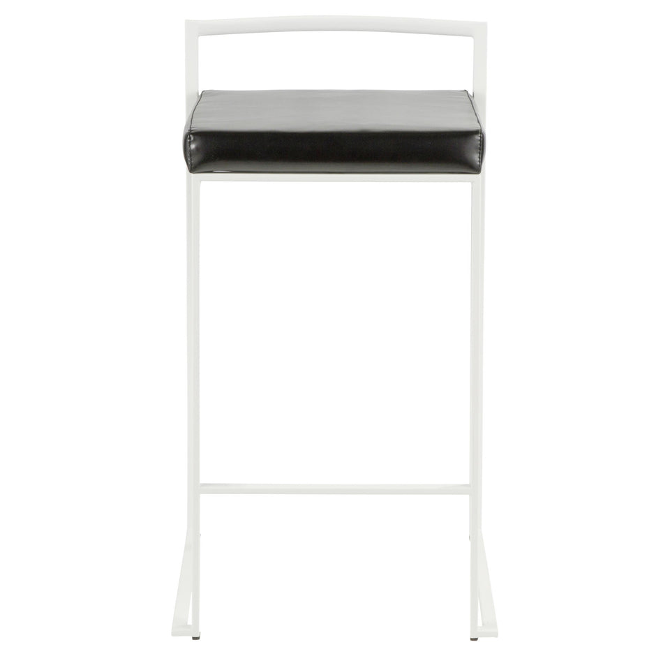 Fuji Stacker 26" Fixed-Height Counter Stool - Set of 2