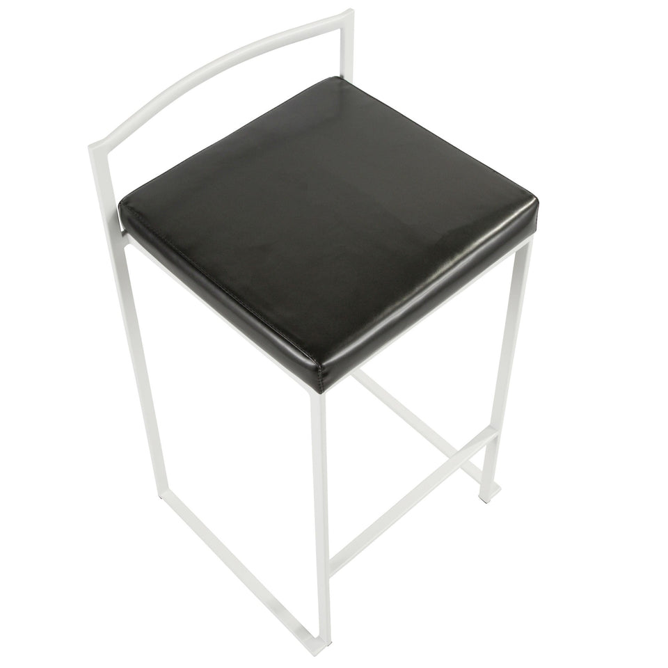 Fuji Stacker 26" Fixed-Height Counter Stool - Set of 2