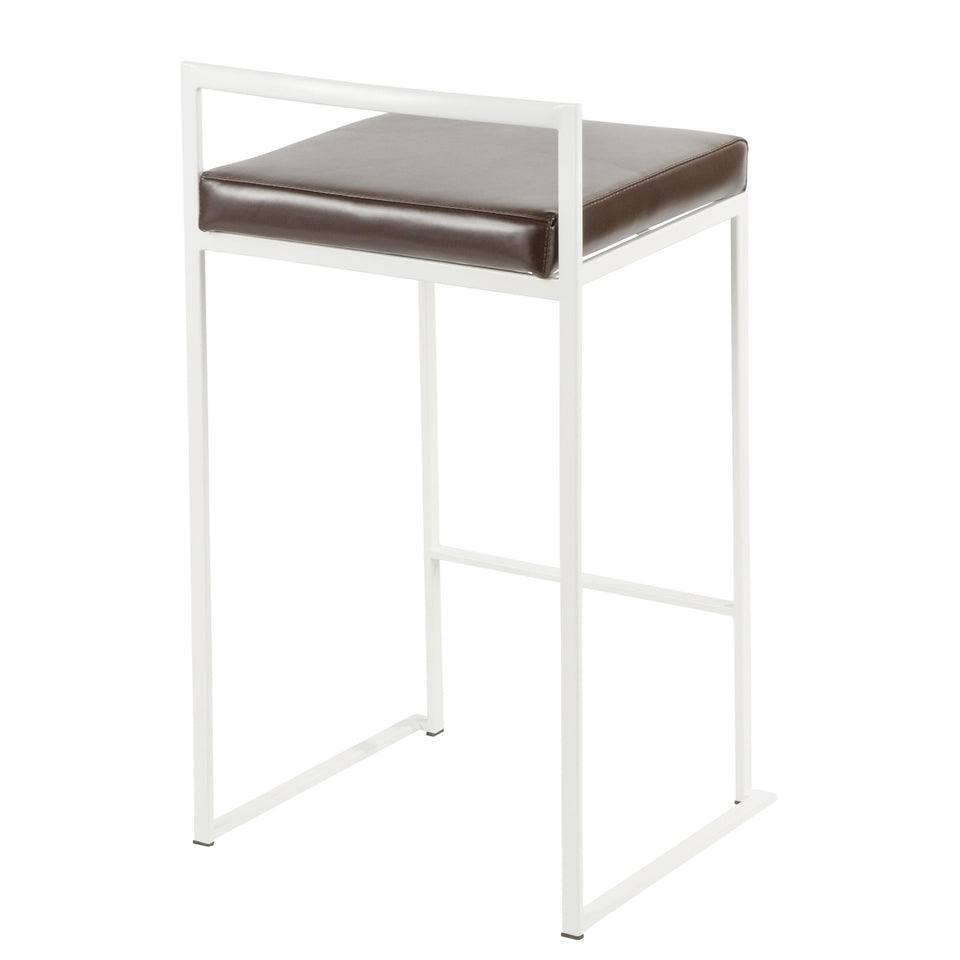 Fuji Stacker 26" Fixed-Height Counter Stool - Set of 2