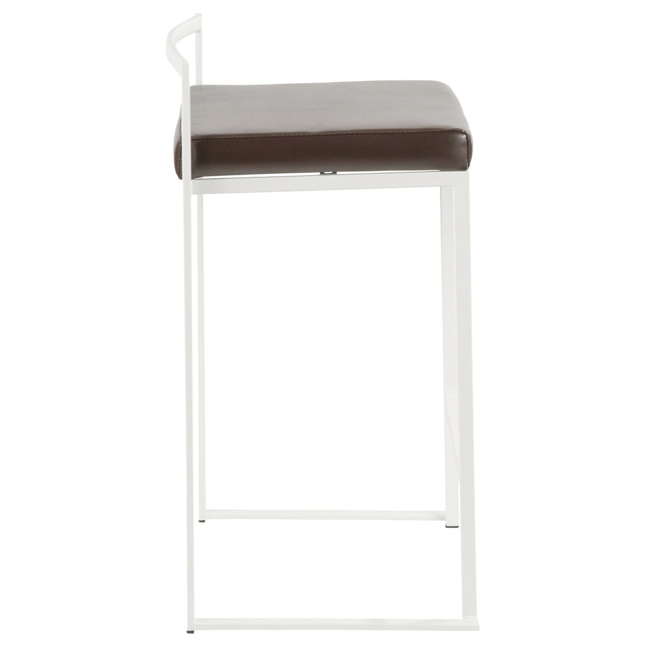 Fuji Stacker 26" Fixed-Height Counter Stool - Set of 2