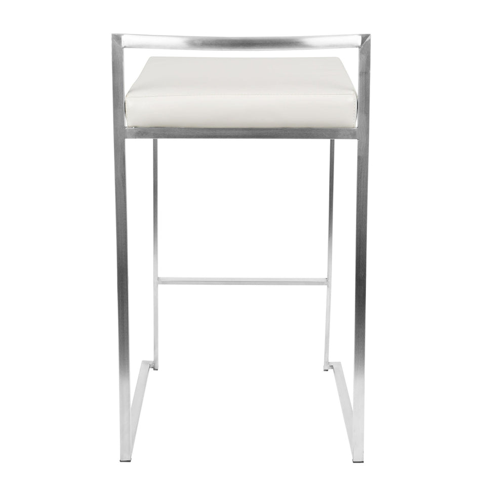 Fuji Stacker 26" Fixed-Height Counter Stool - Set of 2