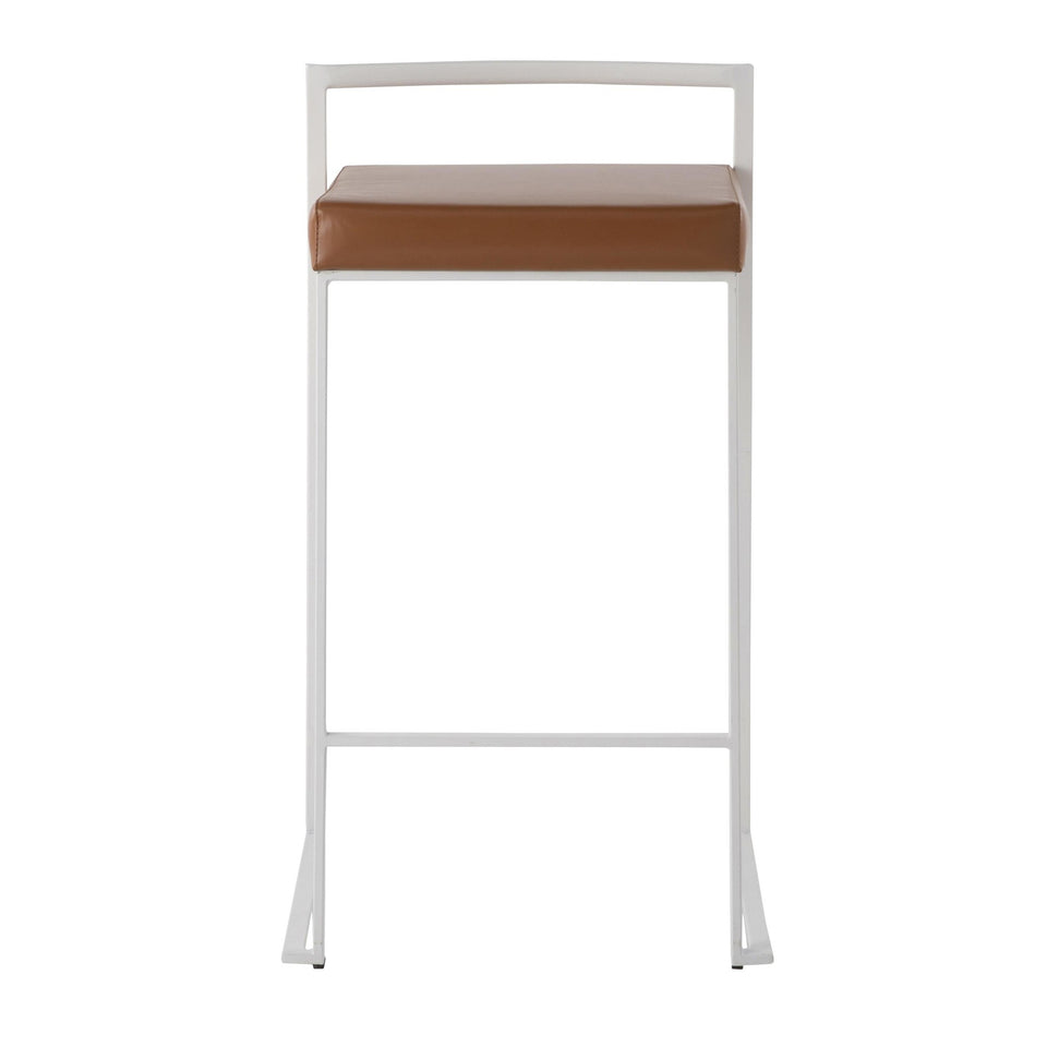 Fuji Stacker 26" Fixed-Height Counter Stool - Set of 2