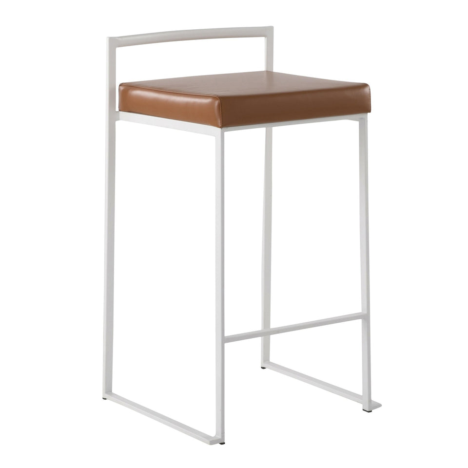Fuji Stacker 26" Fixed-Height Counter Stool - Set of 2