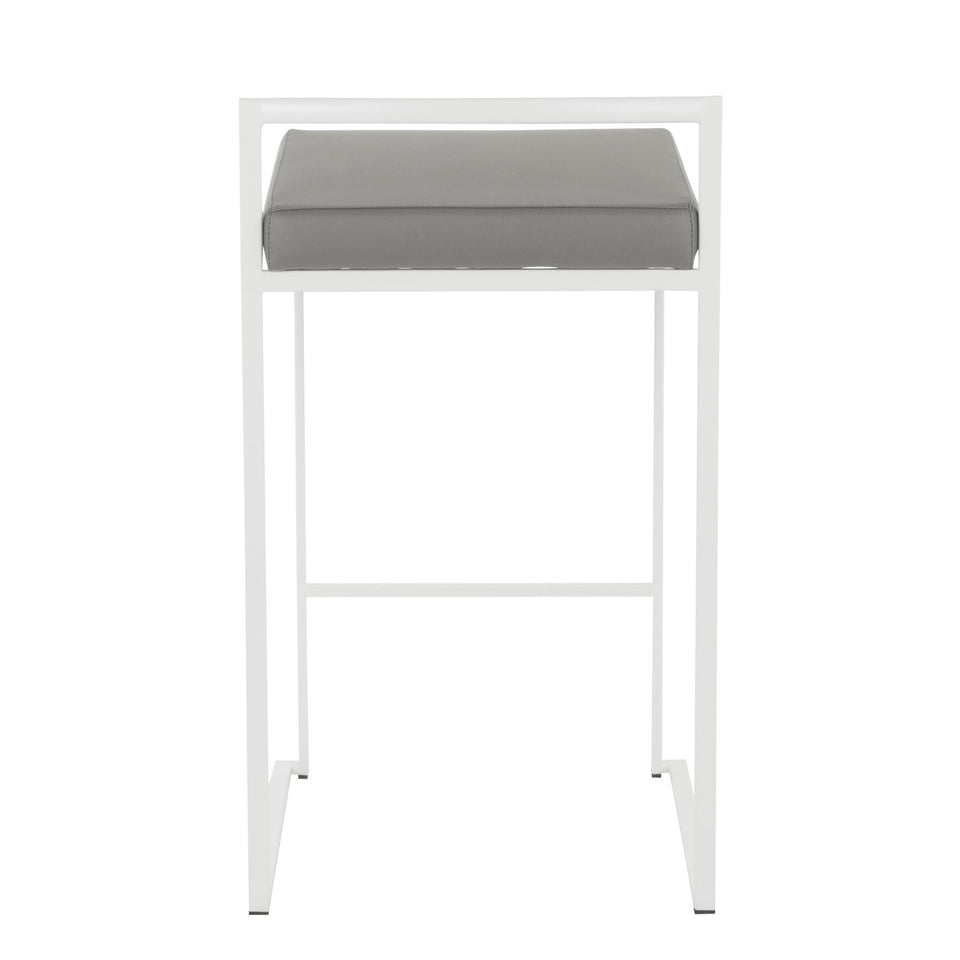Fuji Stacker 26" Fixed-Height Counter Stool - Set of 2