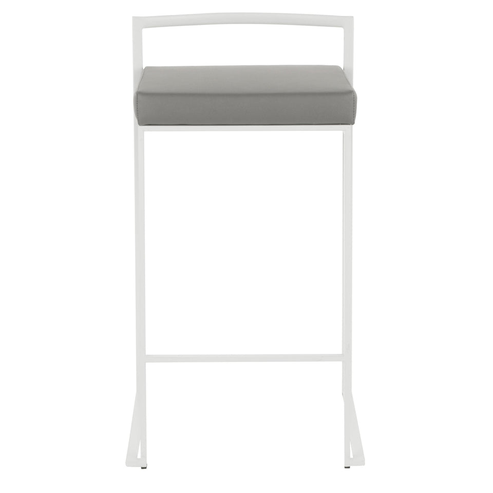 Fuji Stacker 26" Fixed-Height Counter Stool - Set of 2