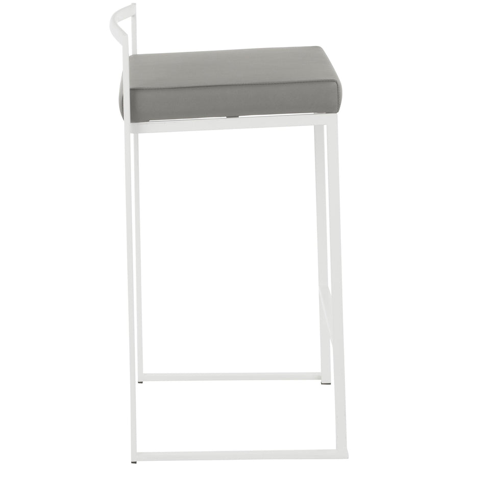 Fuji Stacker 26" Fixed-Height Counter Stool - Set of 2