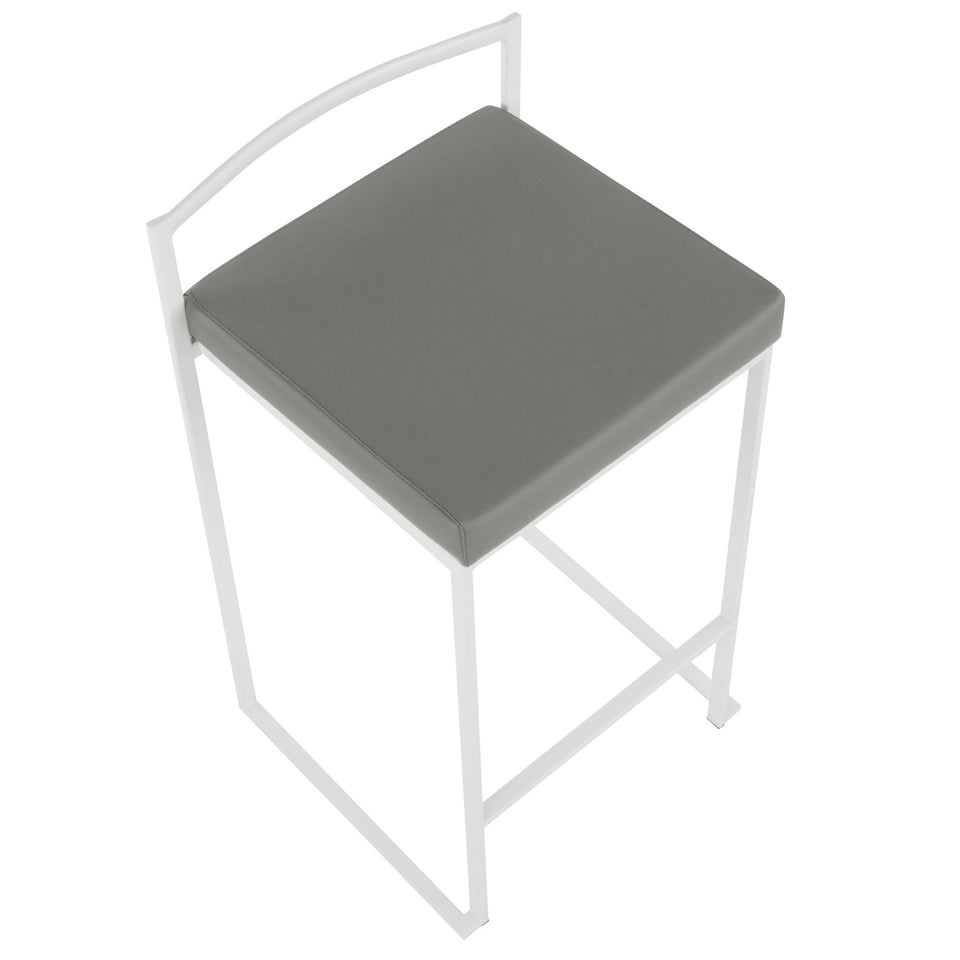 Fuji Stacker 26" Fixed-Height Counter Stool - Set of 2