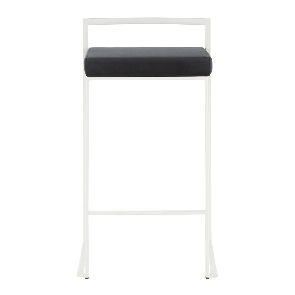 Fuji Stacker 26" Fixed-Height Counter Stool - Set of 2