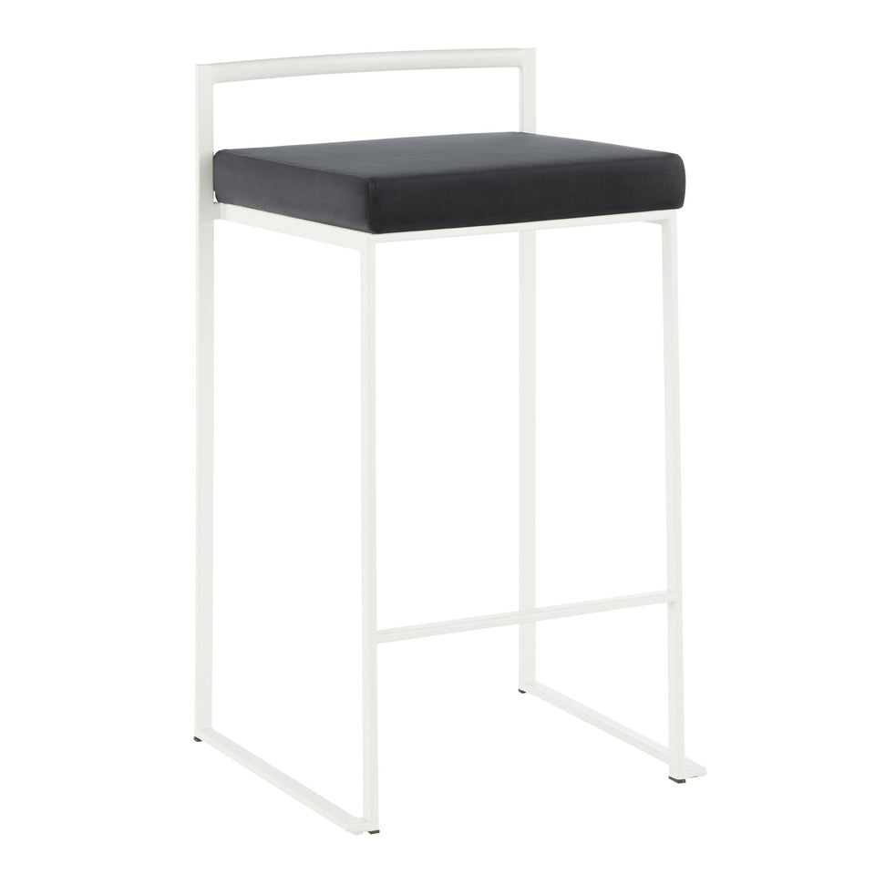 Fuji Stacker 26" Fixed-Height Counter Stool - Set of 2