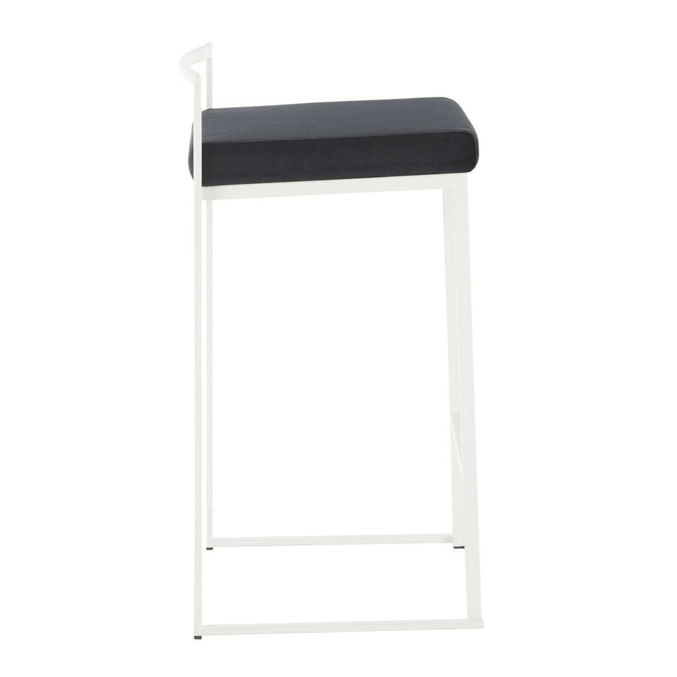 Fuji Stacker 26" Fixed-Height Counter Stool - Set of 2