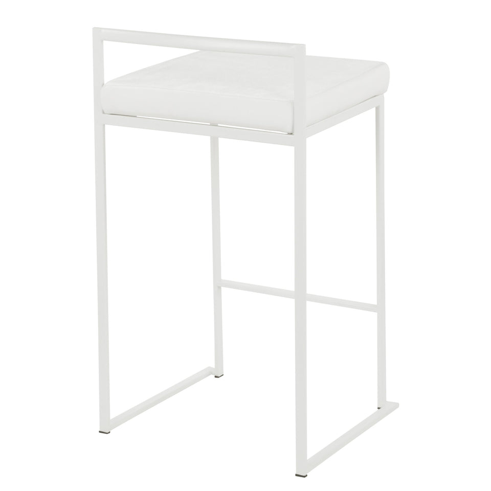Fuji Stacker 26" Fixed-Height Counter Stool - Set of 2