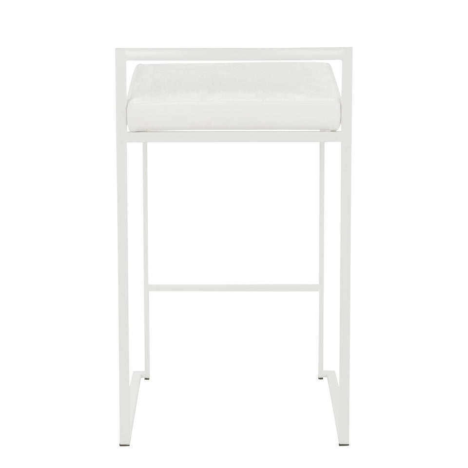 Fuji Stacker 26" Fixed-Height Counter Stool - Set of 2