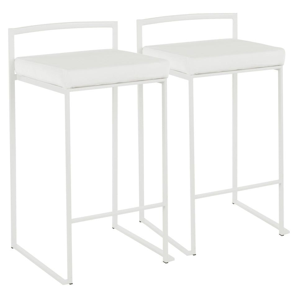 Fuji Stacker 26" Fixed-Height Counter Stool - Set of 2