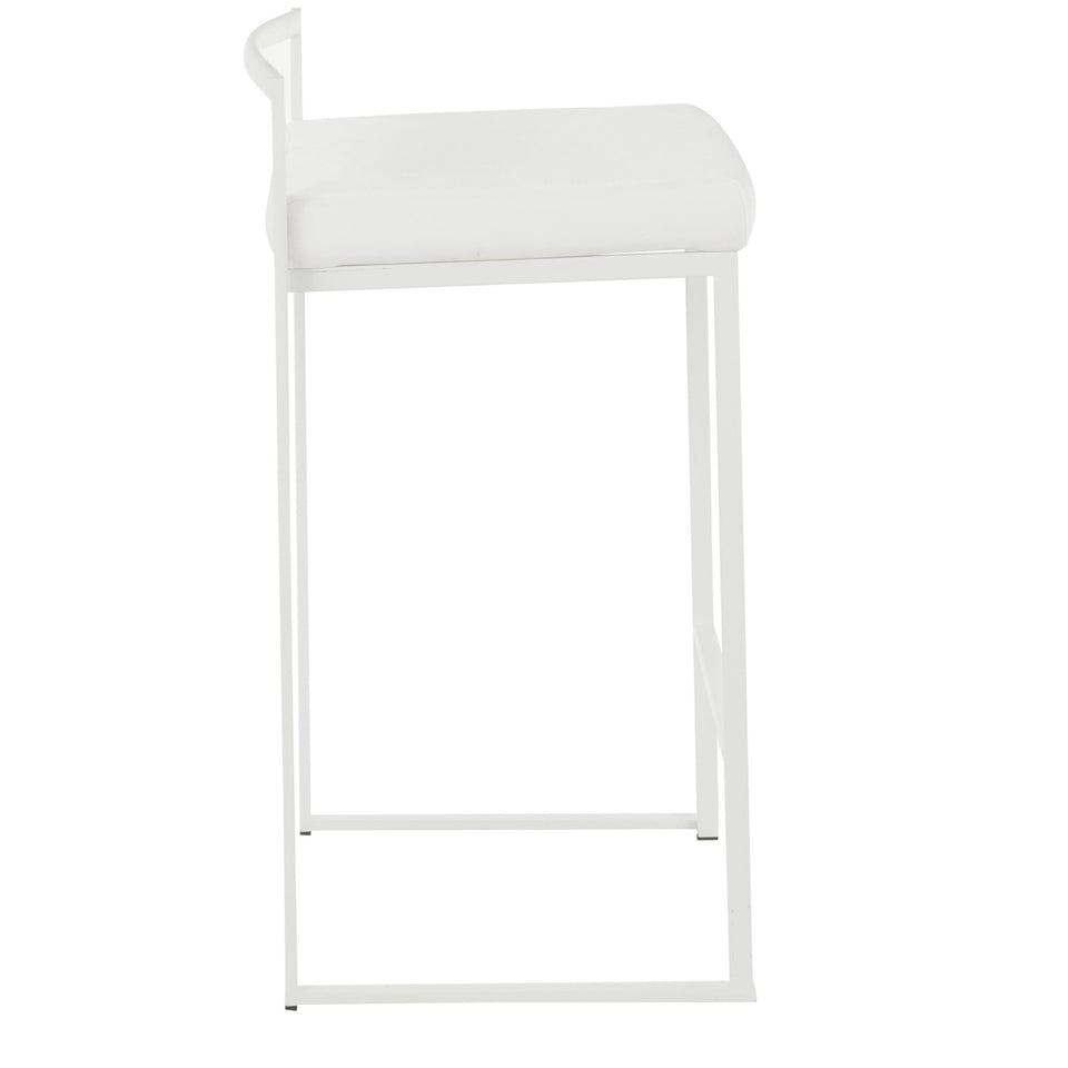 Fuji Stacker 26" Fixed-Height Counter Stool - Set of 2