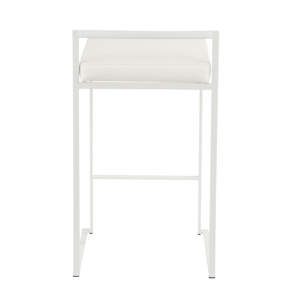 Fuji Stacker 26" Fixed-Height Counter Stool - Set of 2