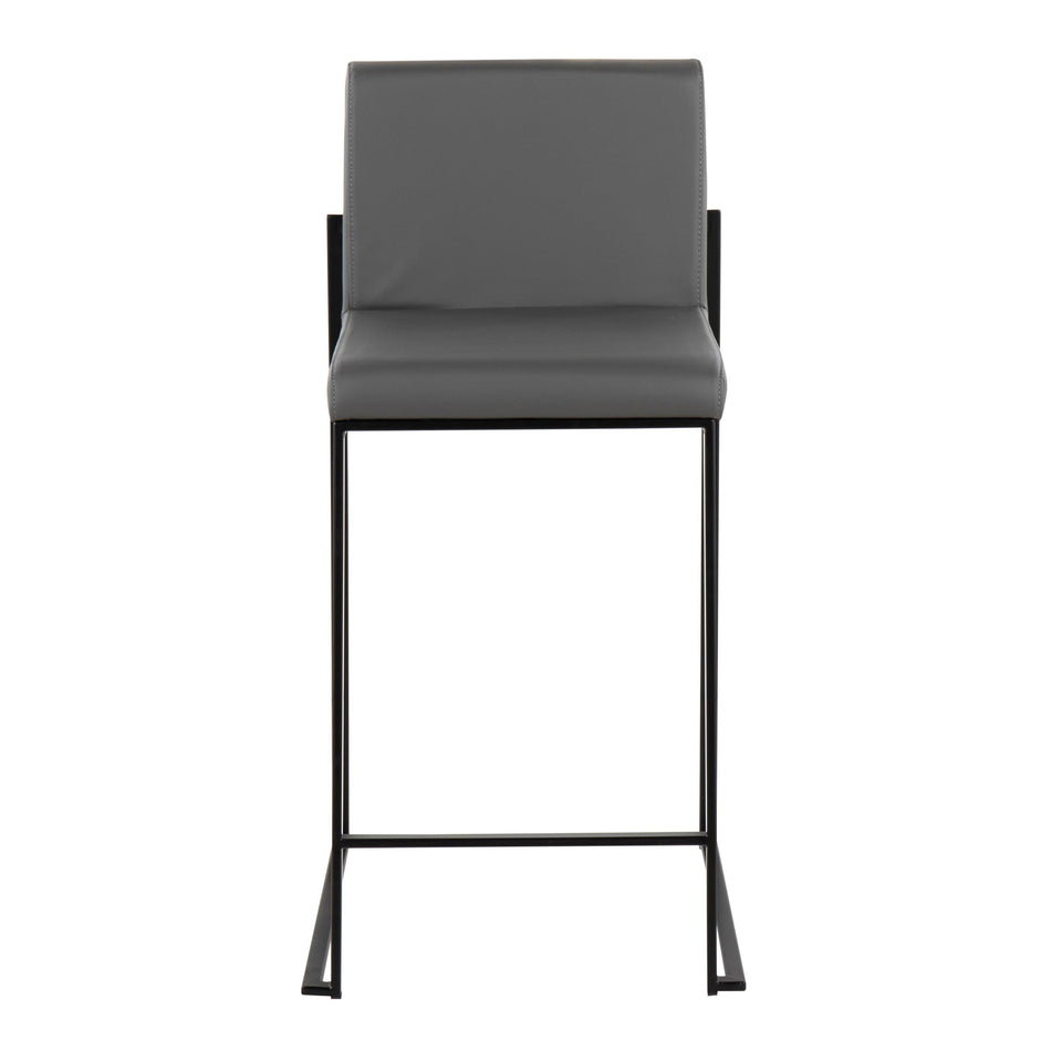 Fuji High Back 26" Fixed-Height Counter Stool - Set of 2